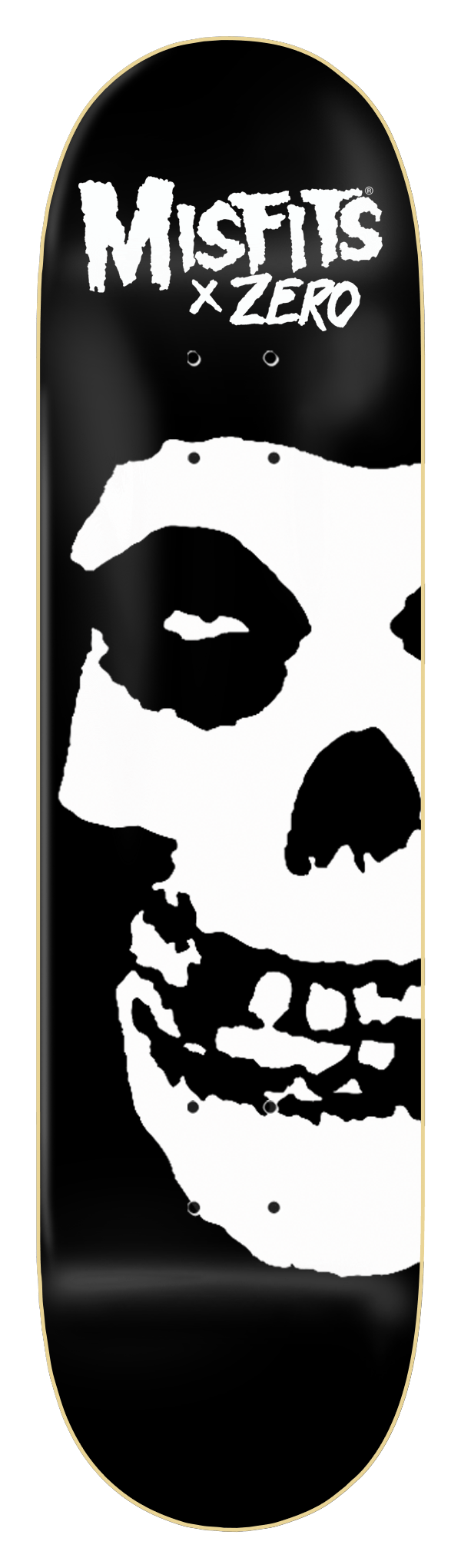 Zero Skateboards DECK 8.25 Zero Misfits Fiend Skull Deck - 8.25