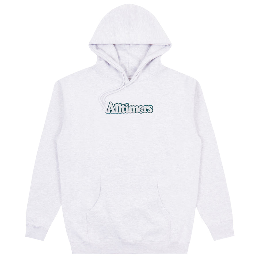 ALLTIMERS BROADWAY EMBROIDERED HOODIE - HEATHER GREY