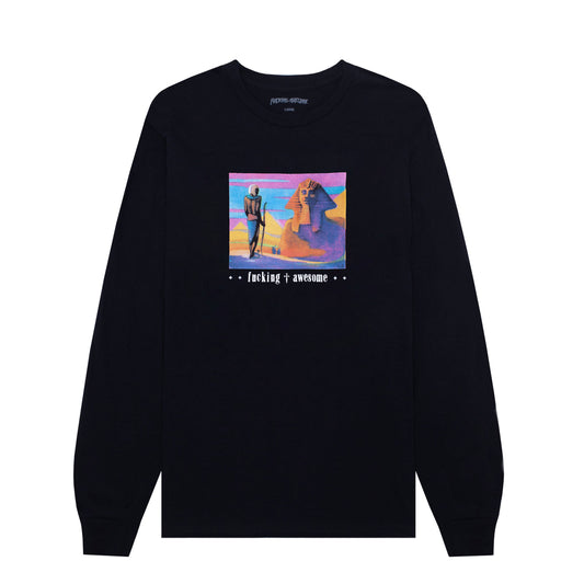 FUCKING AWESOME EGYPTIAN L/S TEE - BLACK
