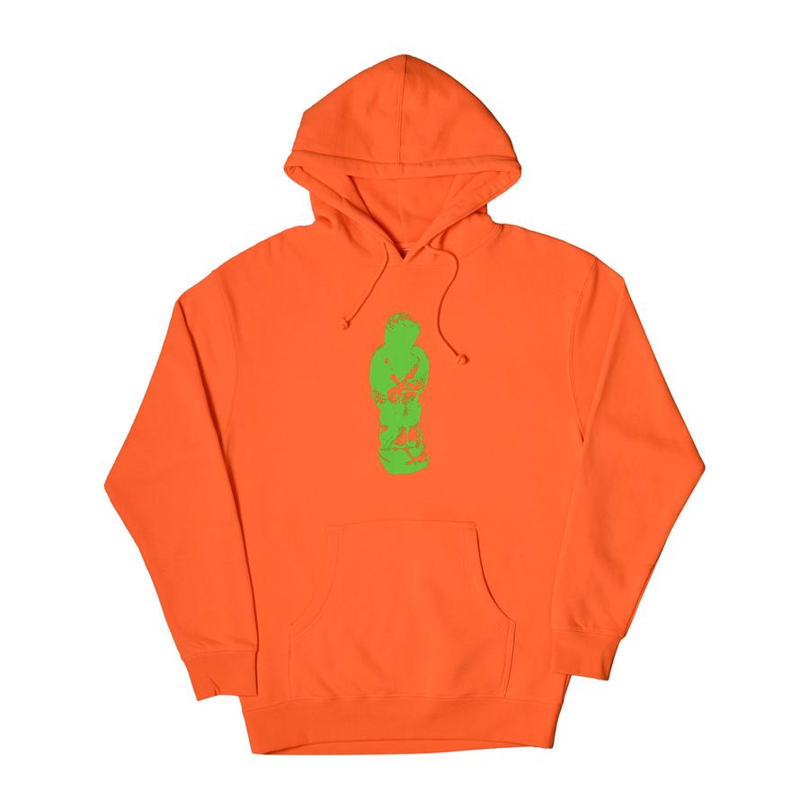 Bright best sale orange hoodie