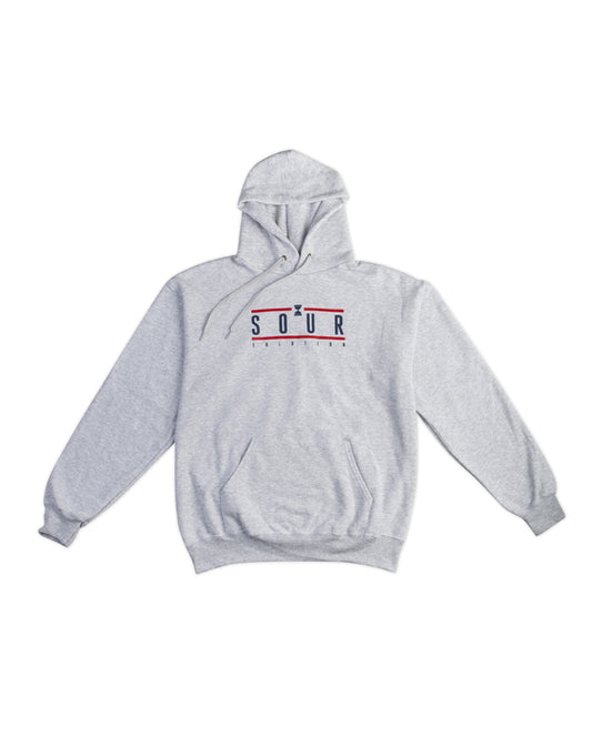 SOUR TIMELESS HOODIE - HEATHER GREY
