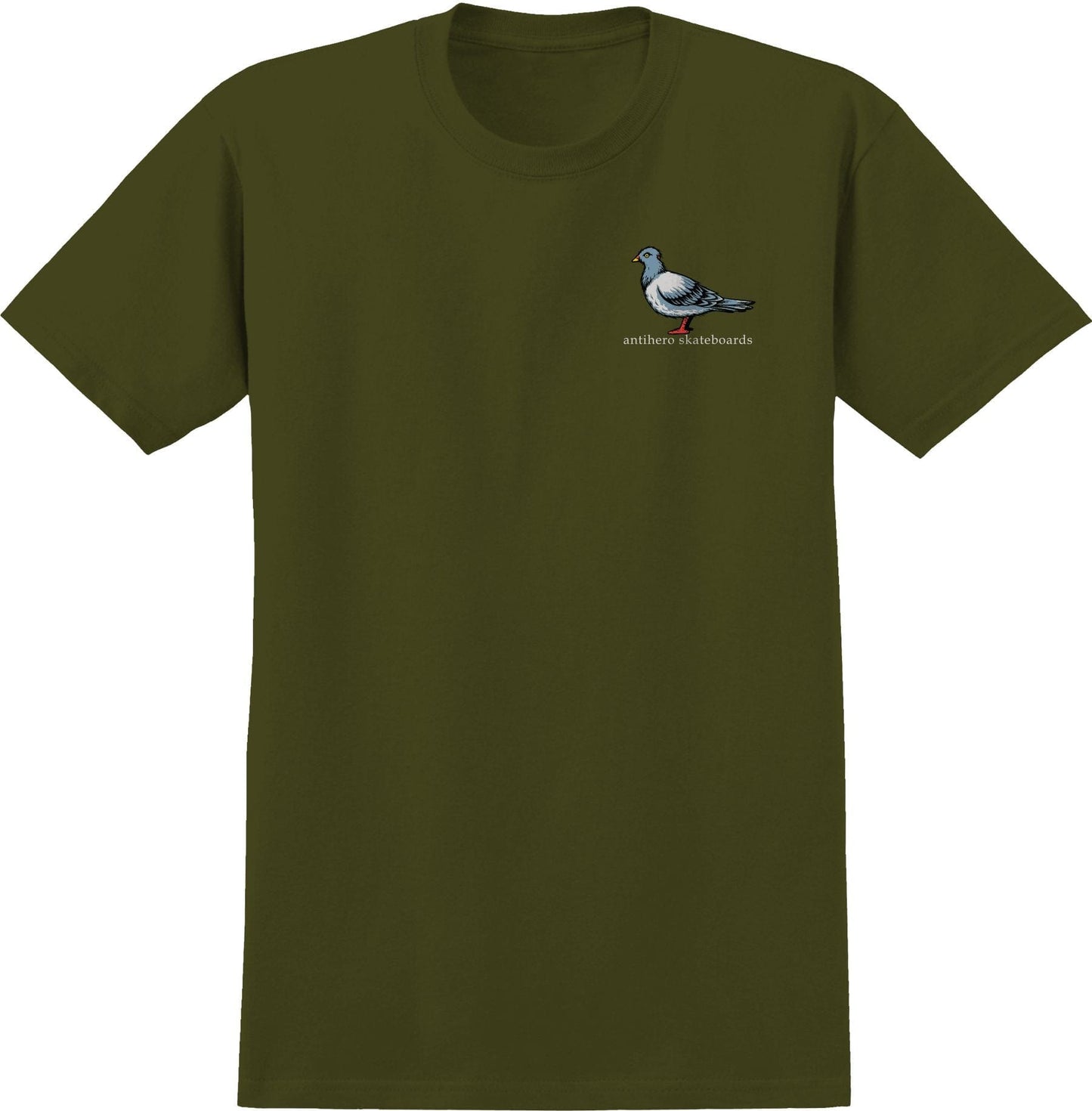 ANTI-HERO T-SHIRT S ANTI-HERO LIL PIGEON TEE - MILITARY GREEN