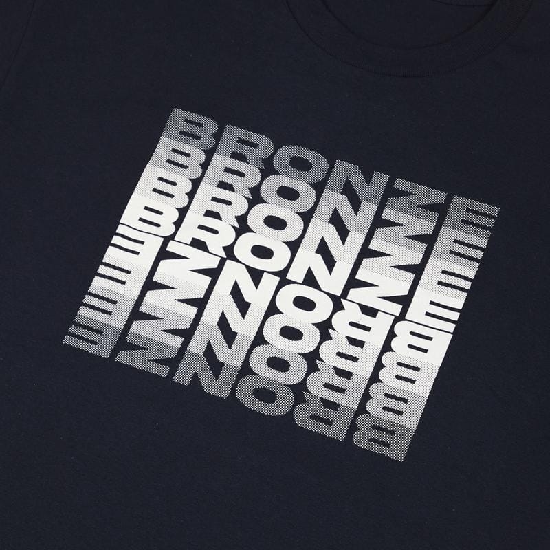 BRONZE T-SHIRT S BRONZE 56K FADE TEE - NAVY