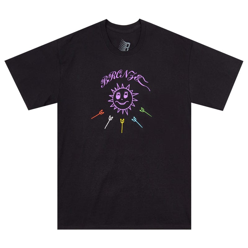 BRONZE T-SHIRT BRONZE 56K RISE AND SHINE TEE - BLACK