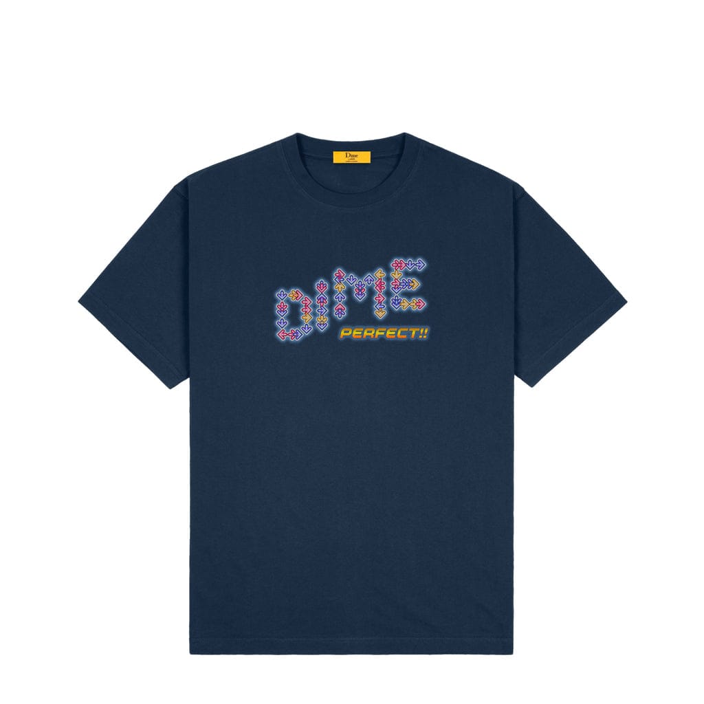 DIME DDR TEE - NAVY – Holistic Skateshop