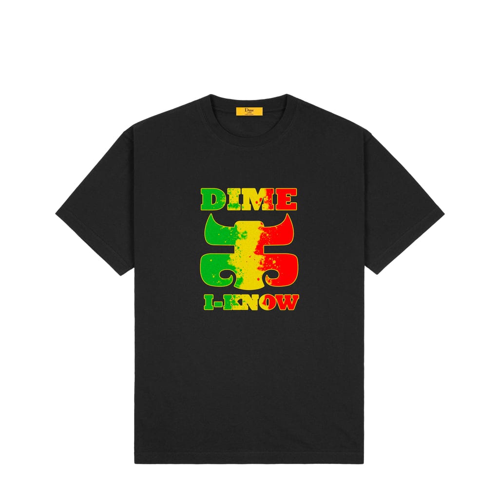 DIME I KNOW TEE - BLACK – Holistic Skateshop