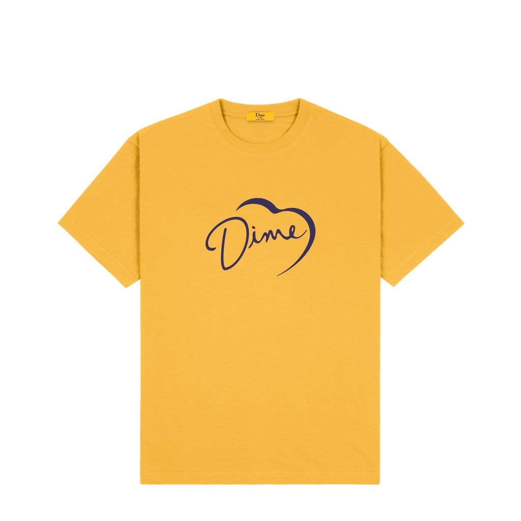 DIME MTL T-SHIRT L DIME IM ALIVE TEE - DARK YELLOW