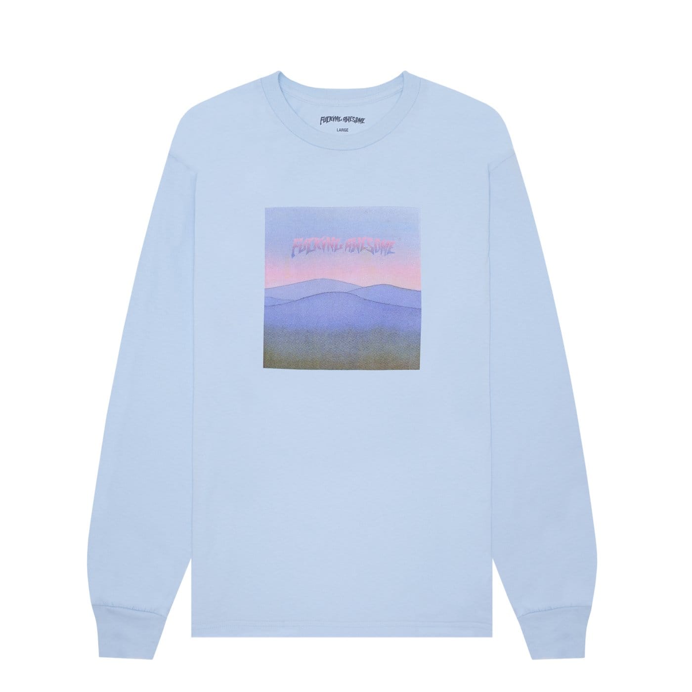 FUCKING AWESOME LONGSLEEVE TEE FUCKING AWESOME ALBUM L/S TEE - FLO BLUE