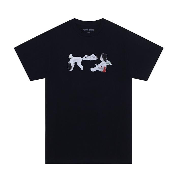 FUCKING AWESOME CHERUB FART TEE - BLACK – Holistic Skateshop