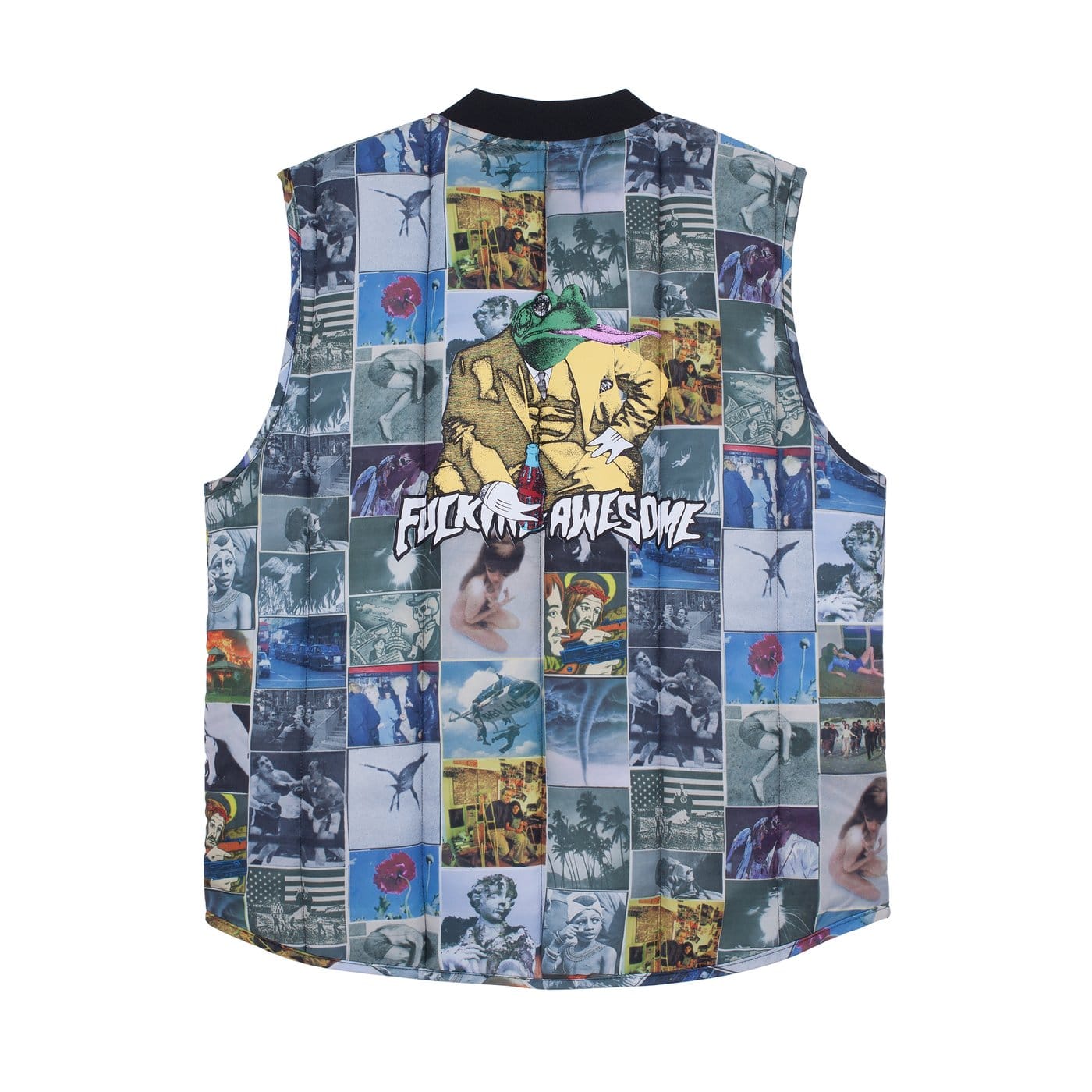 FUCKING AWESOME VEST L FUCKING AWESOME FROGMAN VEST - AOP
