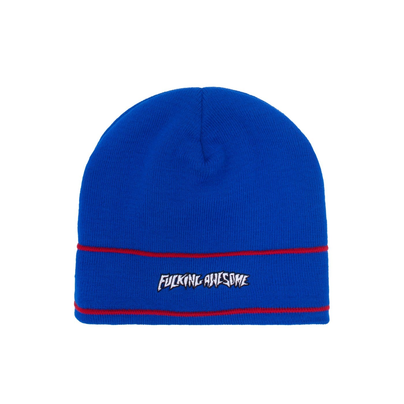 帽子 FUCKING AWESOME BEANIE FUCKING AWESOME LITTLE STAMP BEANIE - BLUE RED – Holistic Skateshop