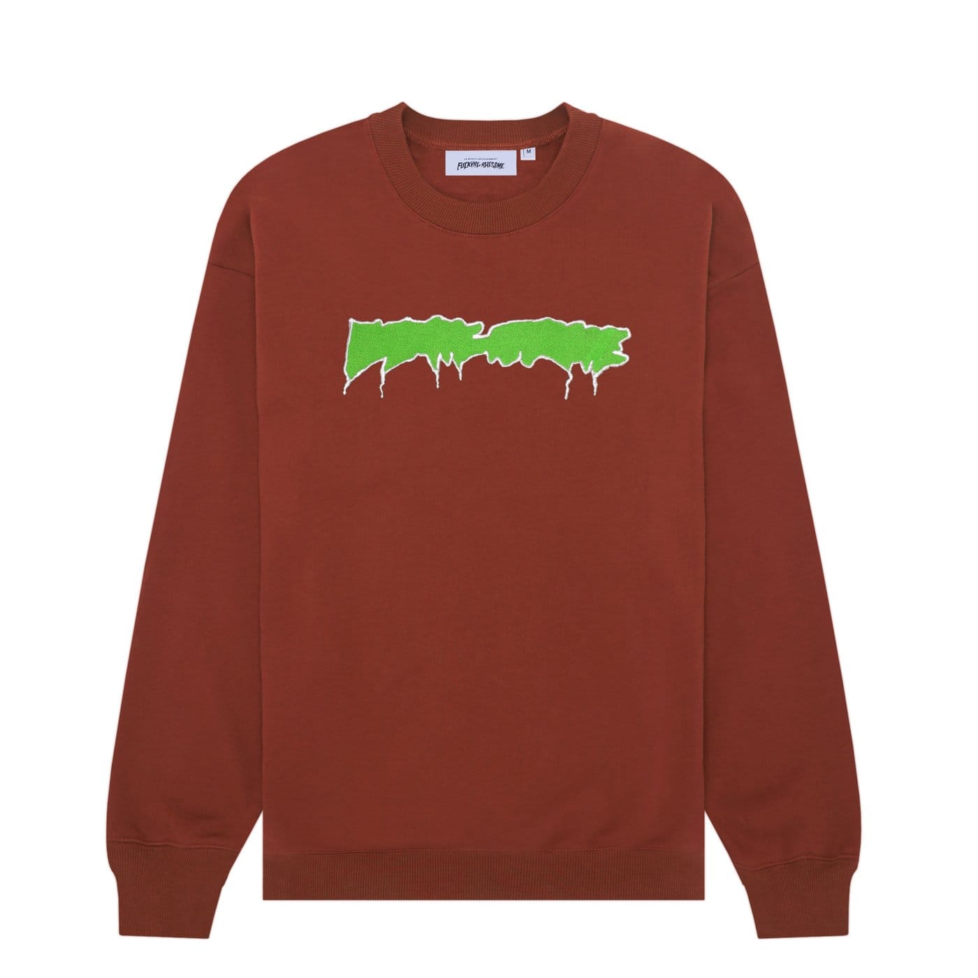 服/ファッション Fucking Awesome Angel Crewneck FUCKING AWESOME OUTLINE LOGO CREWNECK - ARGAN OIL – Holistic Skateshop