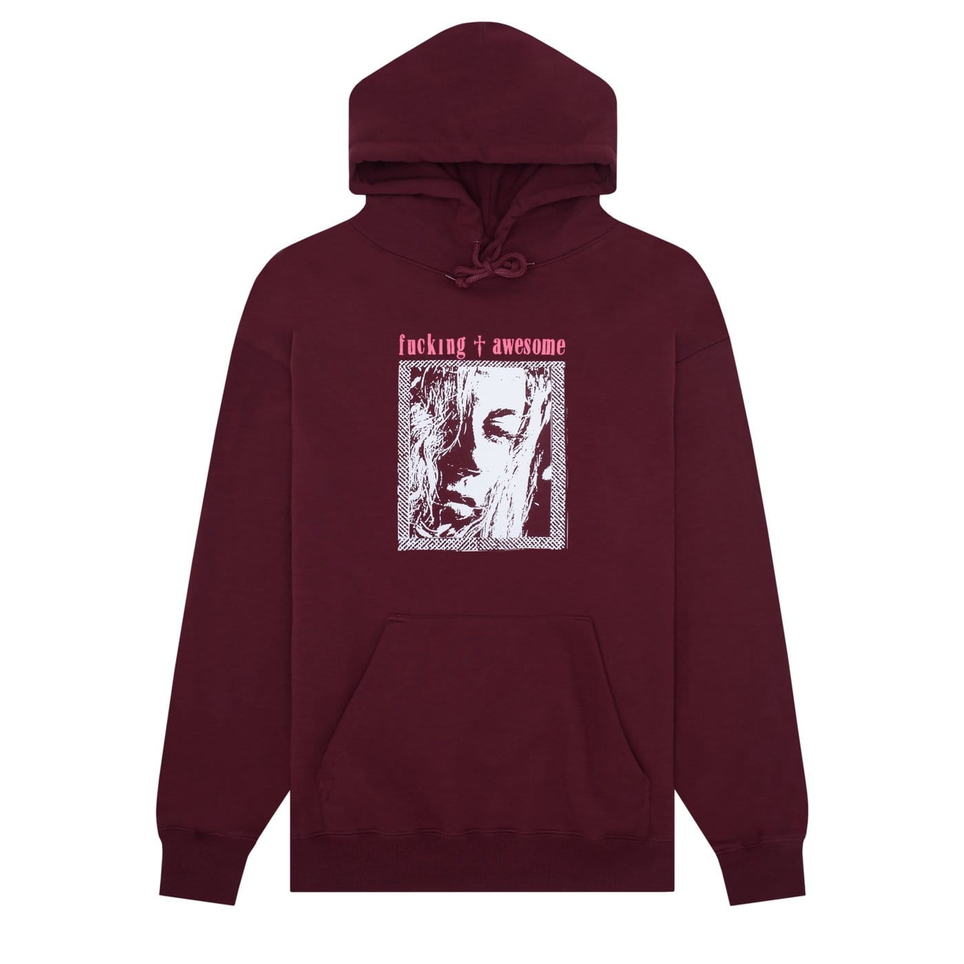 FUCKING AWESOME SAD WORLD HOODIE - MAROON – Holistic Skateshop