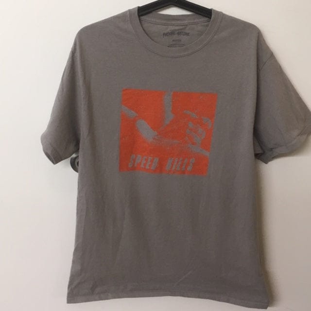 FUCKING AWESOME T-SHIRT FUCKING AWESOME SPEED KILLS TEE - GREY