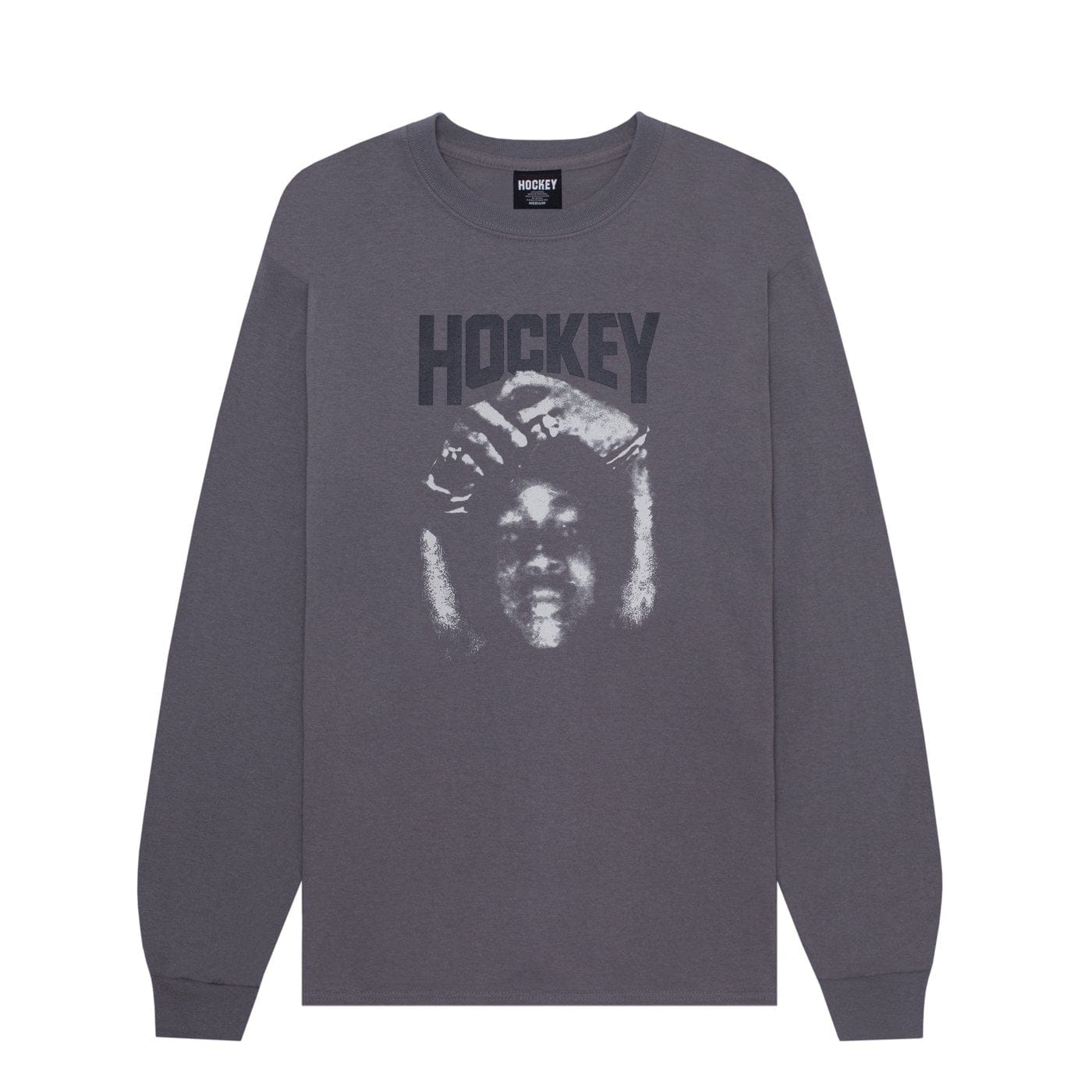 HOCKEY LONGSLEEVE TEE HOCKEY CALEB DEBUT L/S TEE - CHARCOAL
