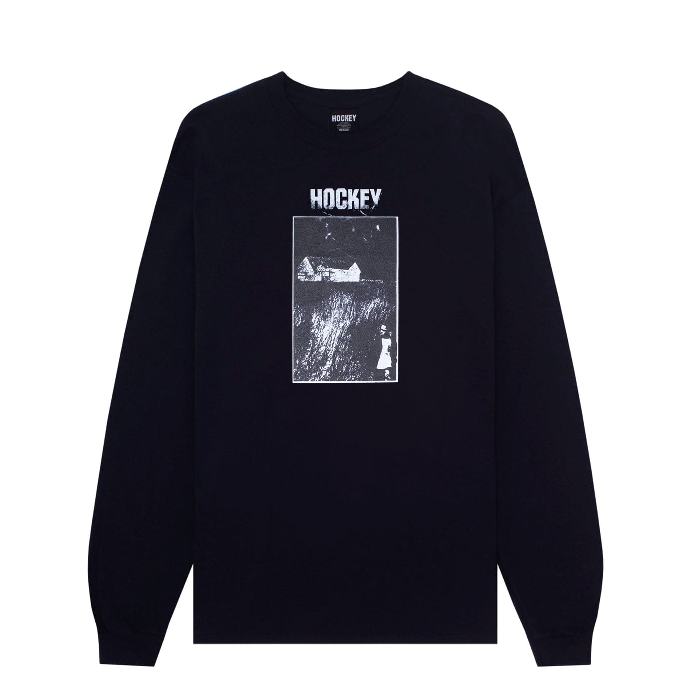 HOCKEY LONGSLEEVE TEE L HOCKEY LITTLE ROCK L/S TEE - BLACK GLOW