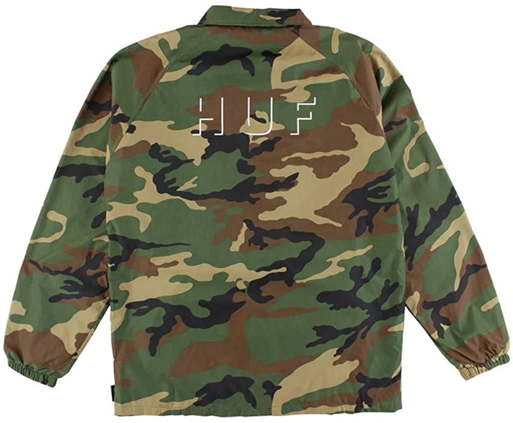 HUF JACKET M HUF Shadow Coach Jacket - Woodland Camo