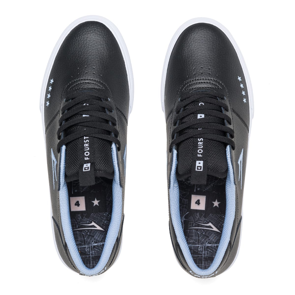 LAKAI SHOE LAKAI Lakai Manchester - (Fourstar) Black Pebble Leather