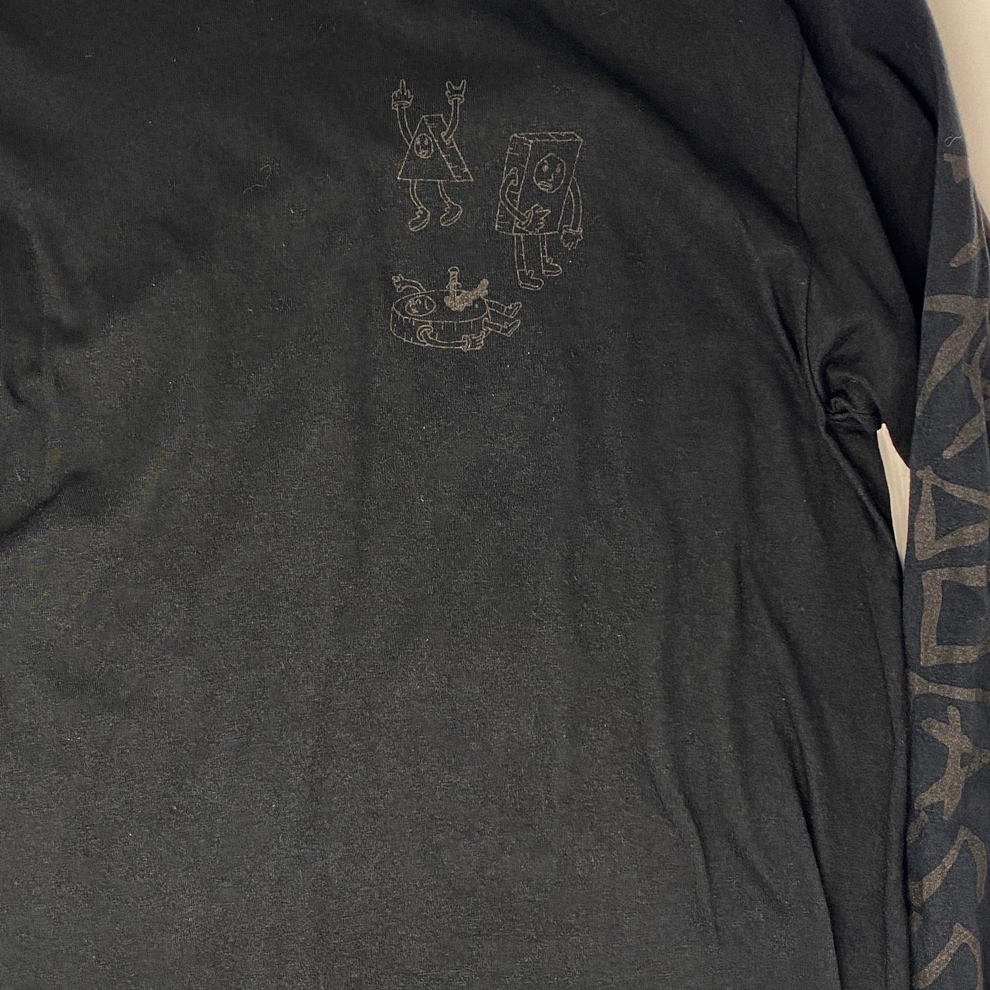 MAKA LASSI LONGSLEEVE TEE XL Maka Lassi No Circles L/S Tee - Black