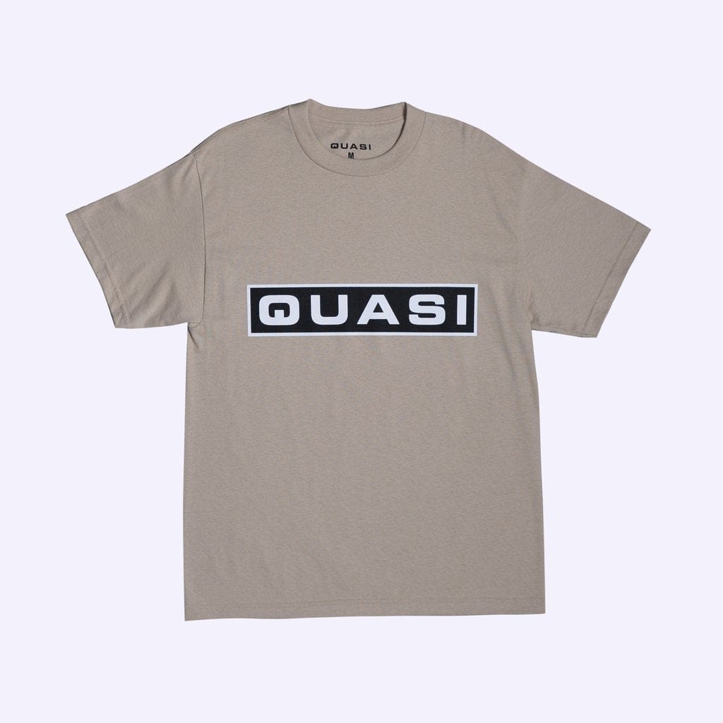 QUASI T-SHIRT QUASI BAR LOGO TEE - SAND