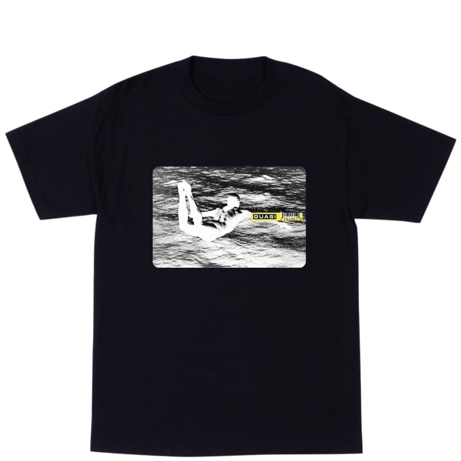 QUASI T-SHIRT S QUASI DIVER TEE - BLACK