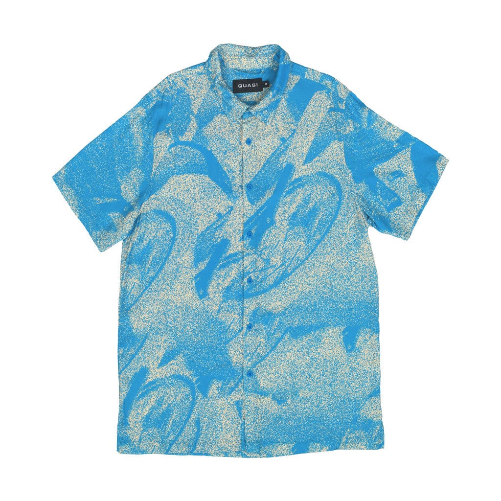 QUASI SHORT SLEEVE SHIRT QUASI JEREMY S/S SHIRT - BLUE
