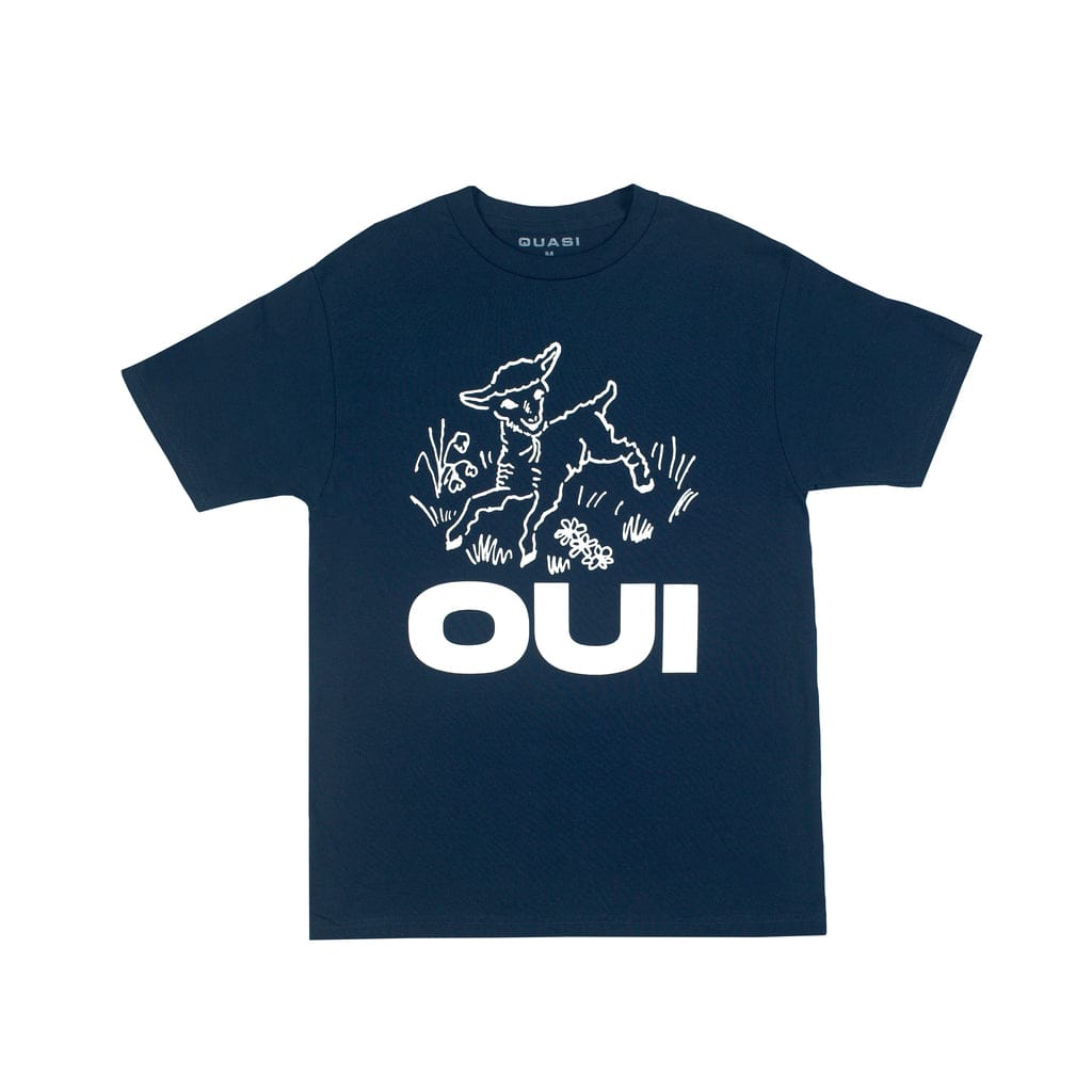 QUASI T-SHIRT Quasi Oui Tee - Navy