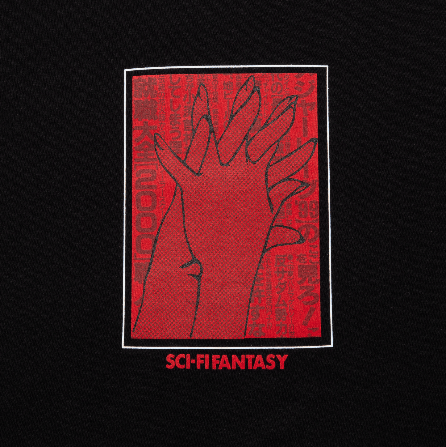 SCI-FI FANTASY T-SHIRT SCI-FI FANTASY HANDS TEE - BLACK