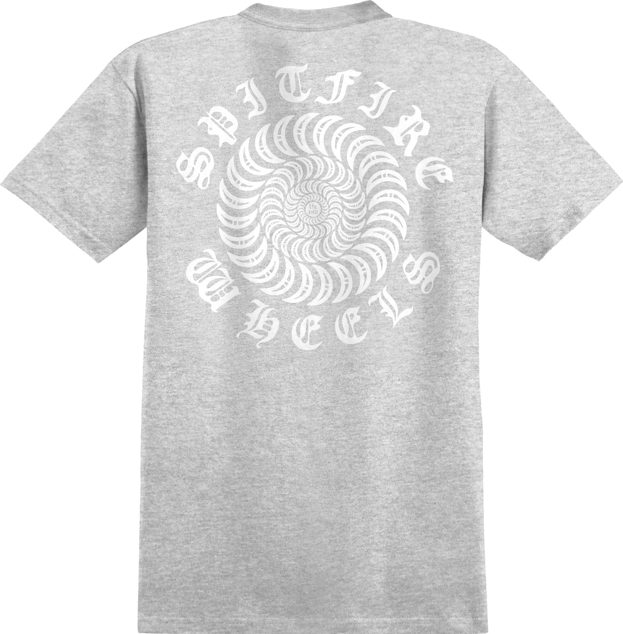 SPITFIRE T-SHIRT SPITFIRE BLACKLETTER CLASSIC TEE - GREY