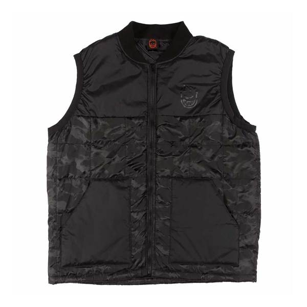 SPITFIRE VEST S SPITFIRE LIL BIGHEAD VEST - BLACK CAMO