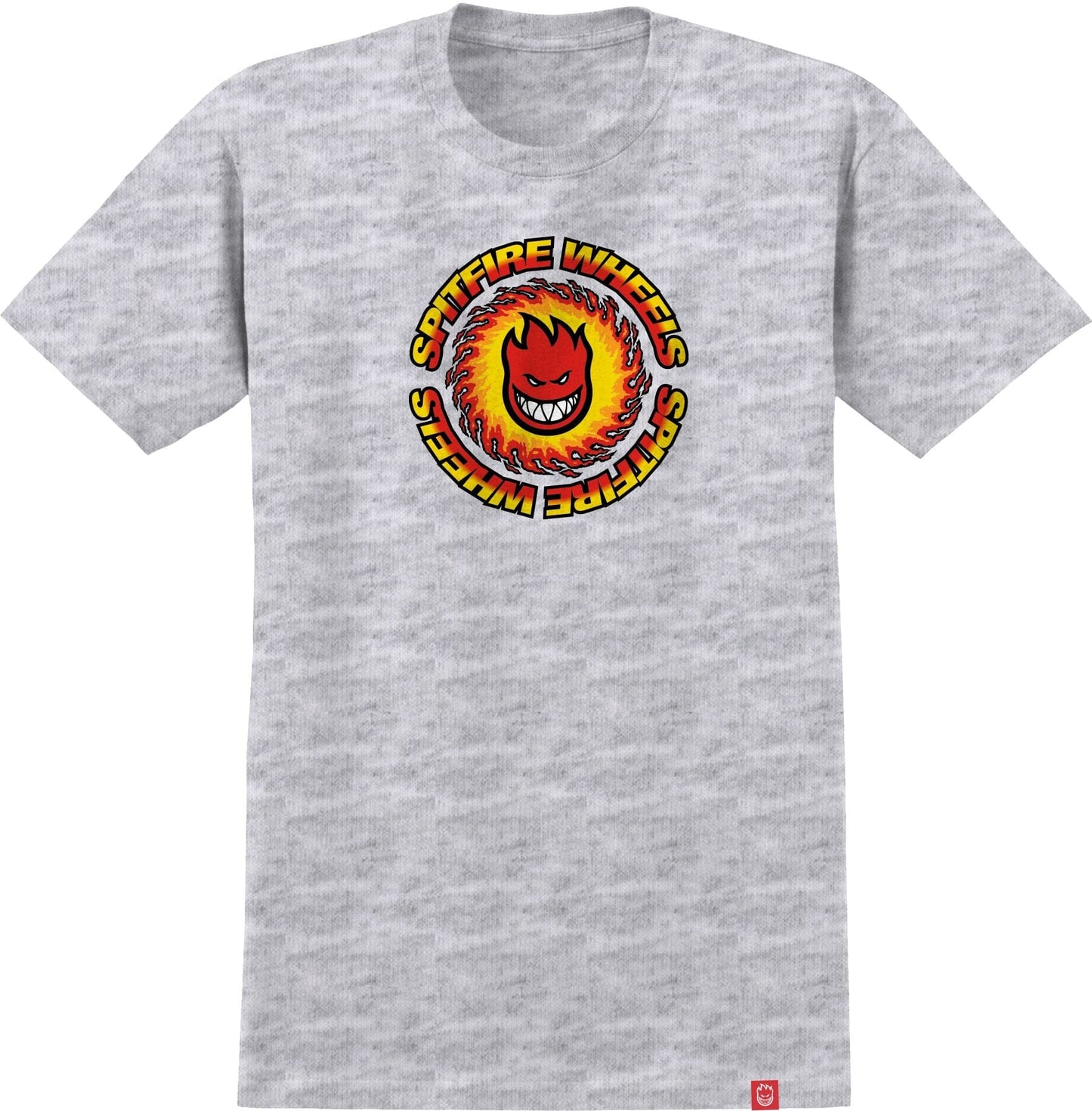 SPITFIRE T-SHIRT SPITFIRE OG FIREBALL TEE - ASH RED