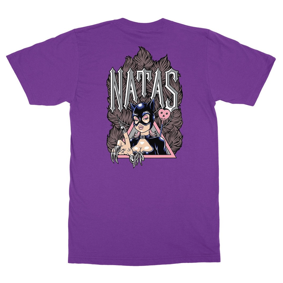 STRANGELOVE T-SHIRT M STRANGELOVE NATAS KAUPUS TEE - PURPLE