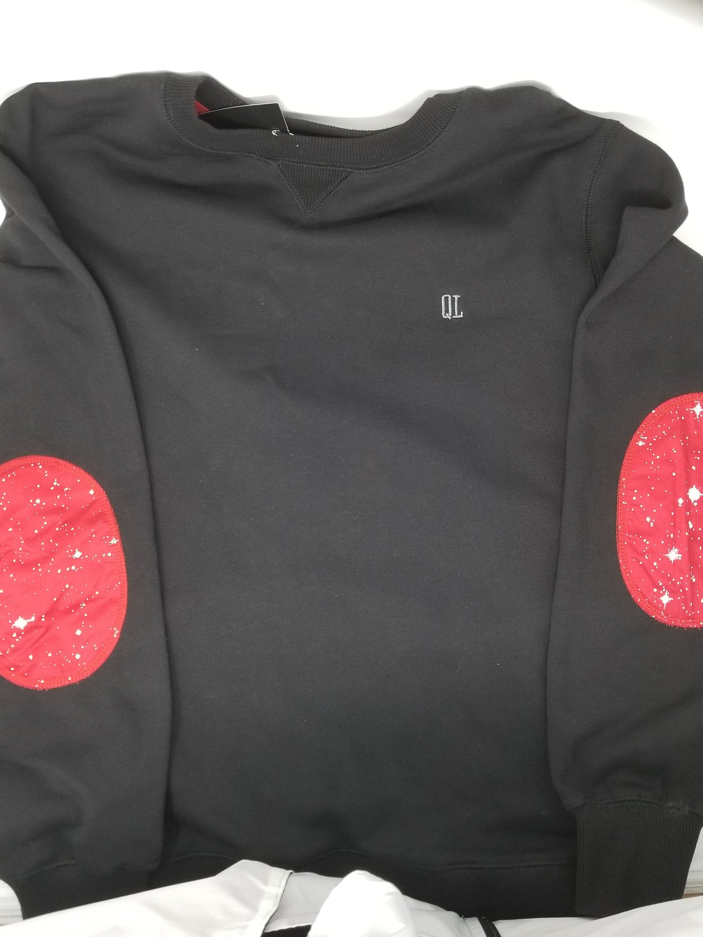 THE QUIET LIFE CREWNECK M The Quiet Life Cosmos Professor Crewneck - Black Red
