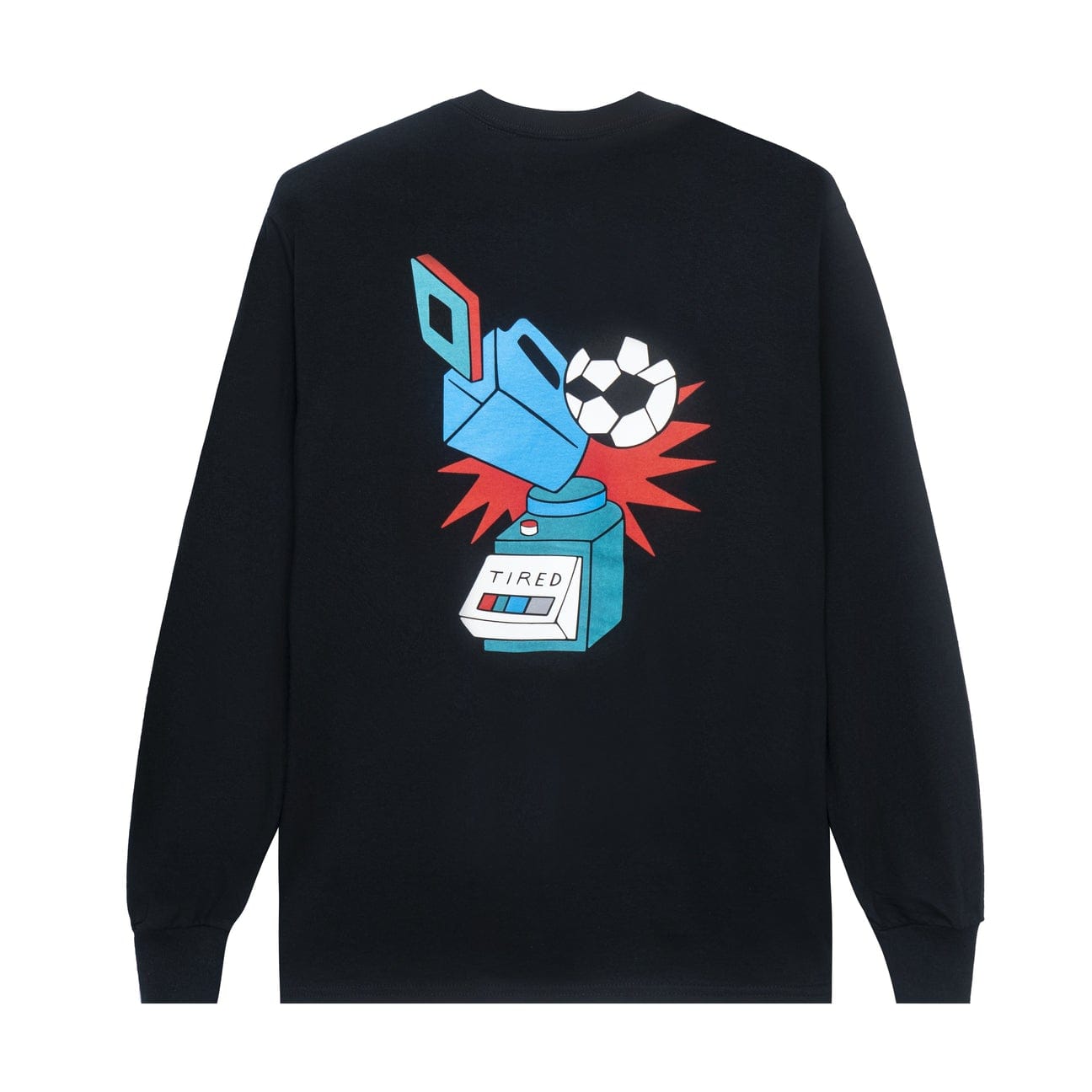 TIRED LONGSLEEVE TEE TIRED STYLE BLENDER L/S TEE - BLACK