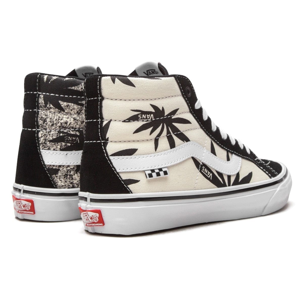VANS SHOE VANS 7.5 Men / 9 Women Vans Skate Sk8-Hi Reissue - (Grosso) '88 Black Palms