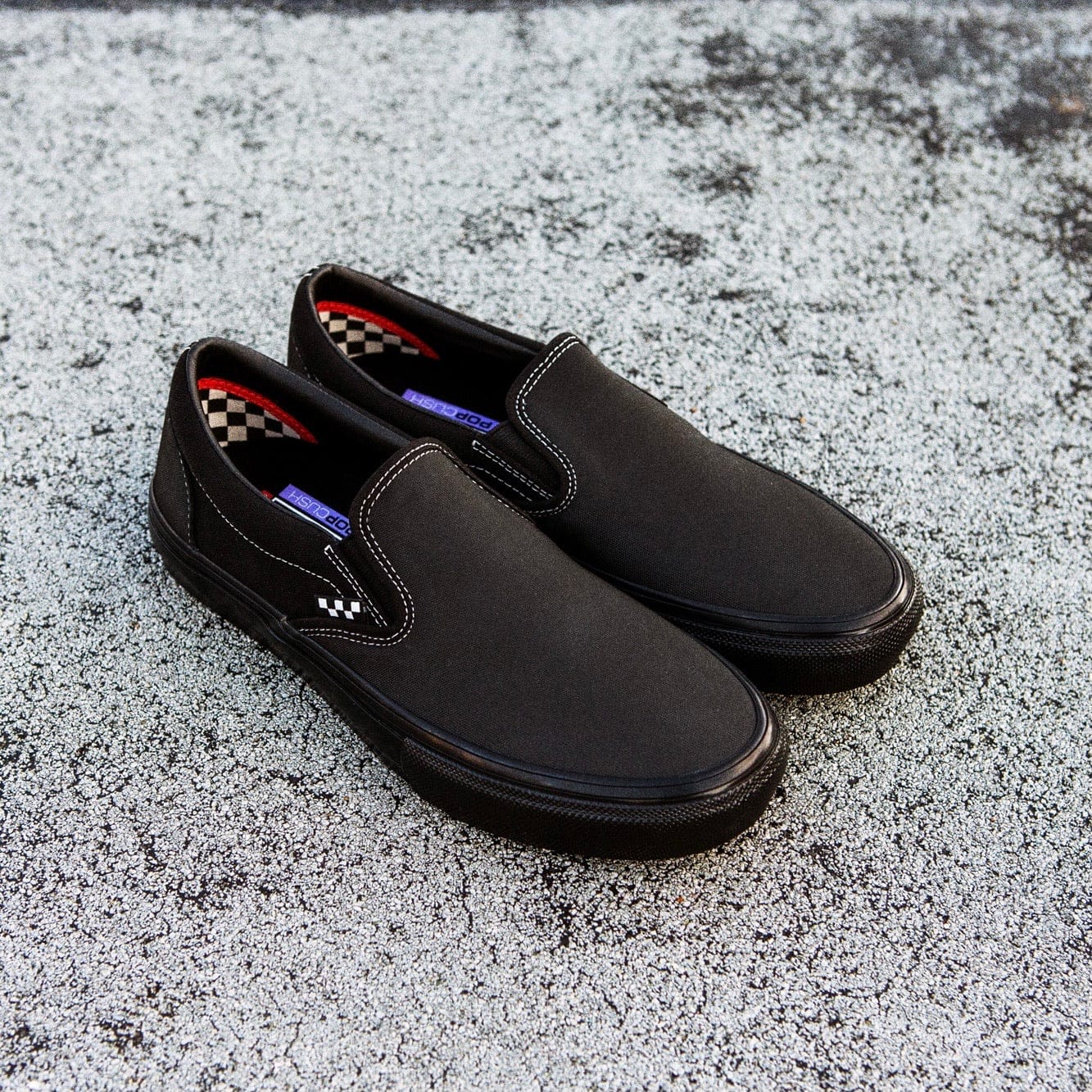 VANS SHOE VANS Vans Skate Slip On - (VCU) Black