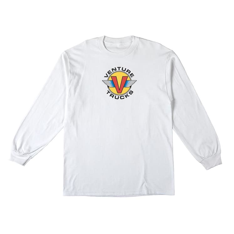 VENTURE LONGSLEEVE TEE VENTURE WINGS L/S TEE - WHITE