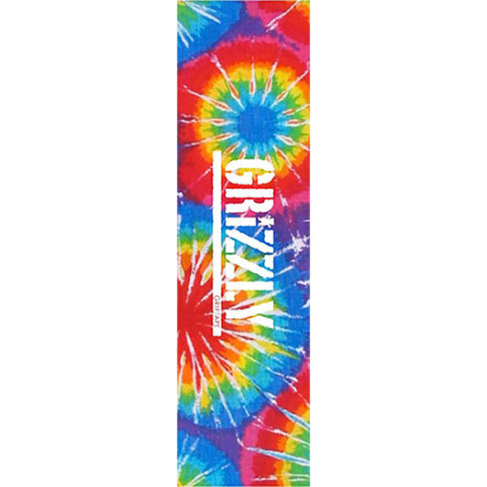 Grizzly Tie Dye Stamp Spring 2023 Red Griptape