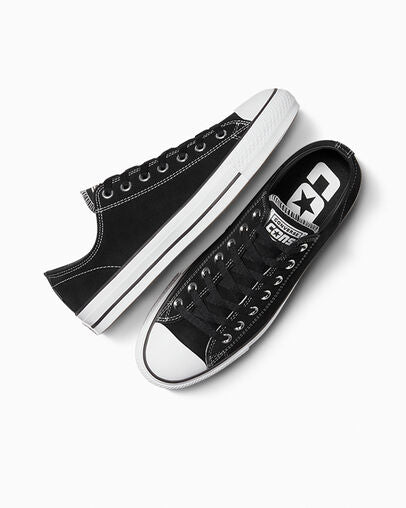 Converse CONS CTAS Pro Suede Low - Black White – Holistic Skateshop