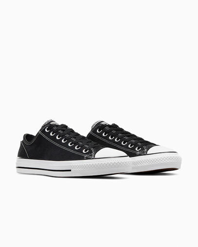 Converse low black white best sale