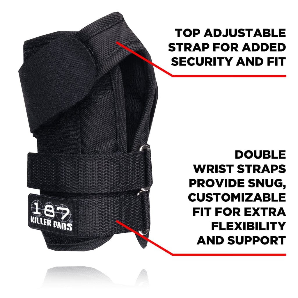 187 Killer Pads PADS 187 Pro Wrist Guards - Black
