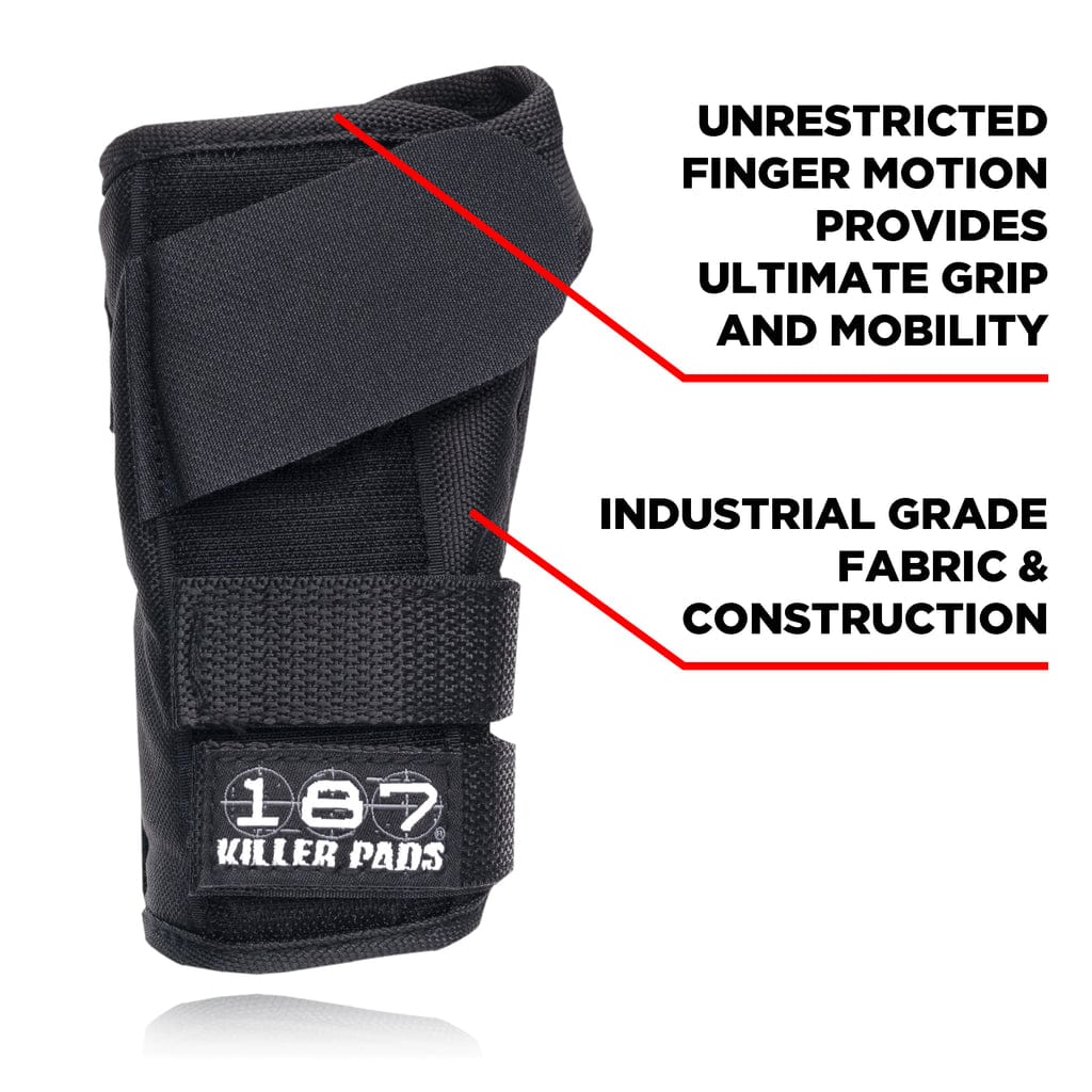 187 Killer Pads PADS 187 Pro Wrist Guards - Black
