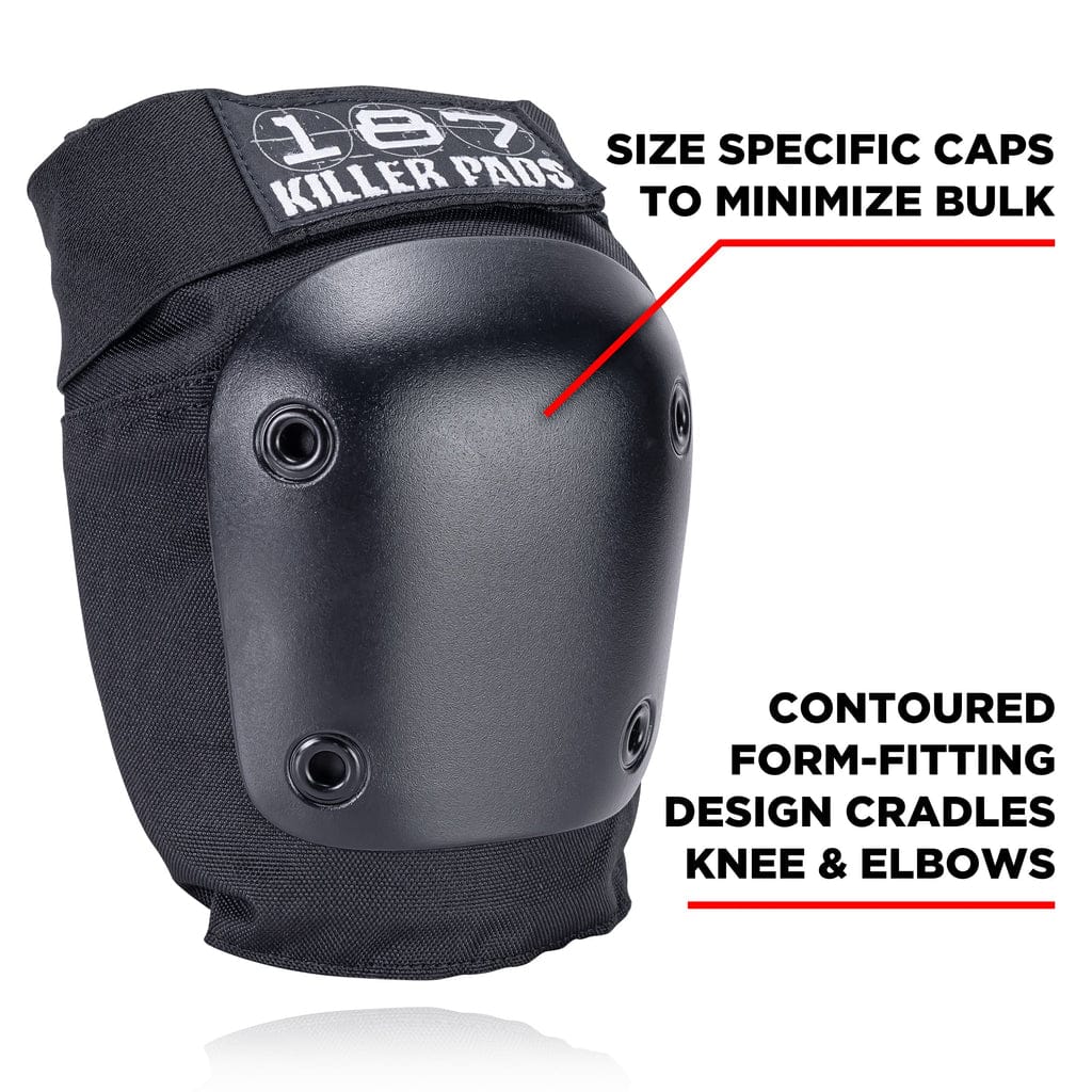 187 Killer Pads PADS 187 Six Pack Pads - Black