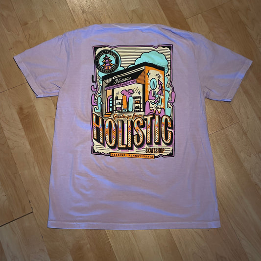 Holistic Postcard Tee - Orchid