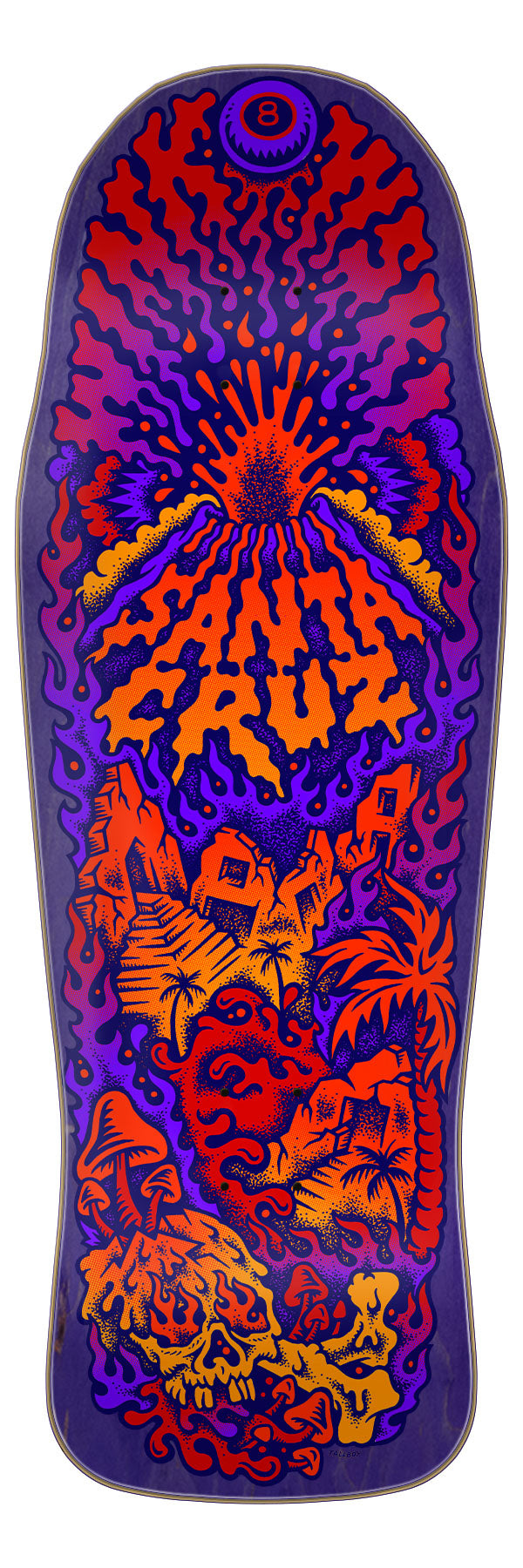 Santa Cruz Winkowski Volcano Shaped Deck - 10.3