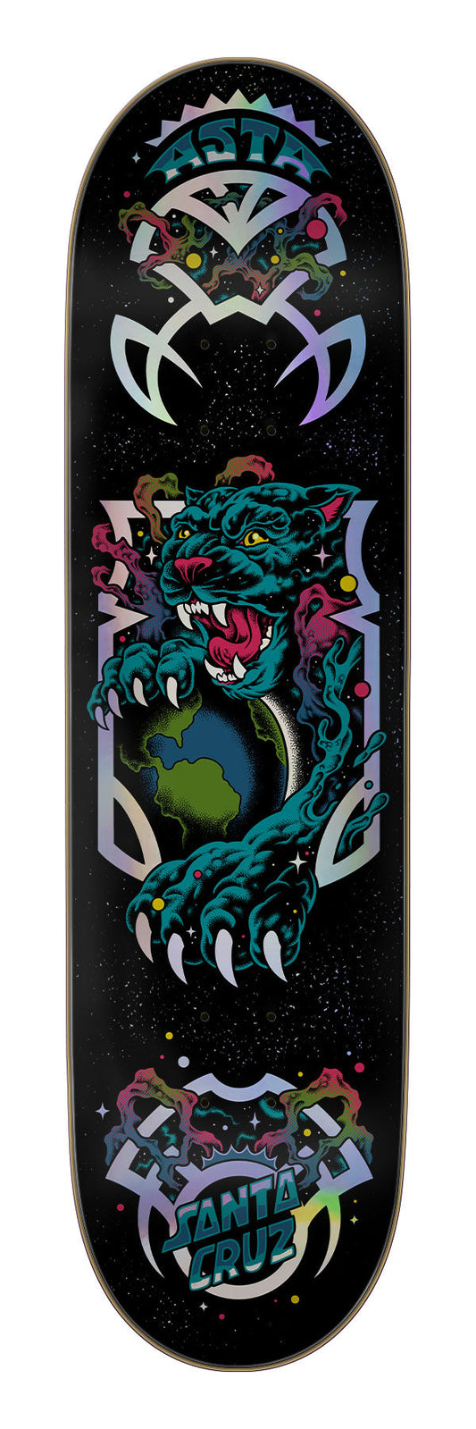 Santa Cruz Asta Space Cat VX Deck - 8.25