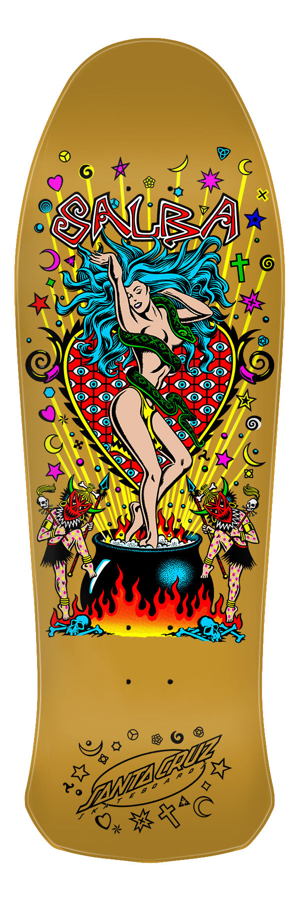 Santa Cruz Salba Witch Doctor Reissue Deck - 10.4