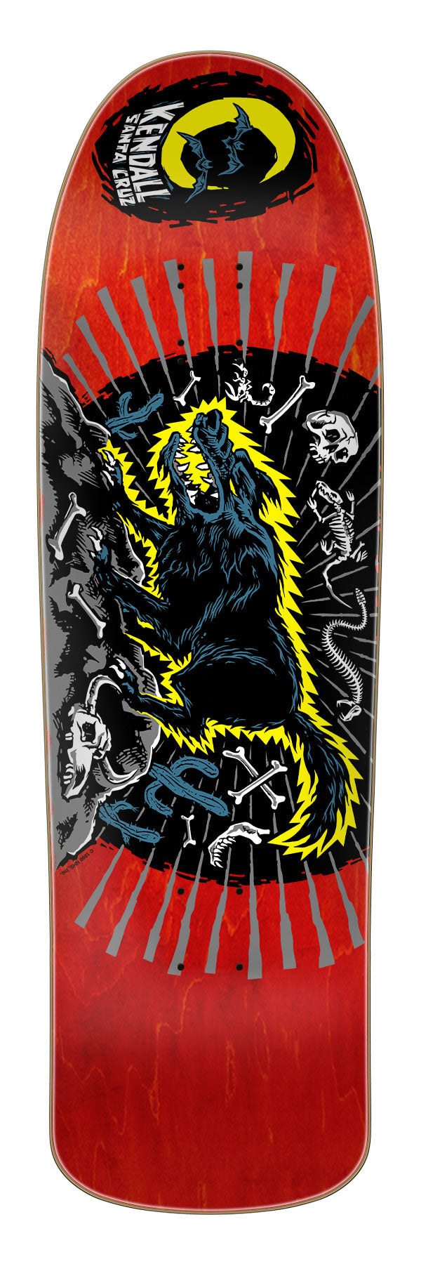 Santa Cruz Kendall Wolfe Reissue Deck - 9.28