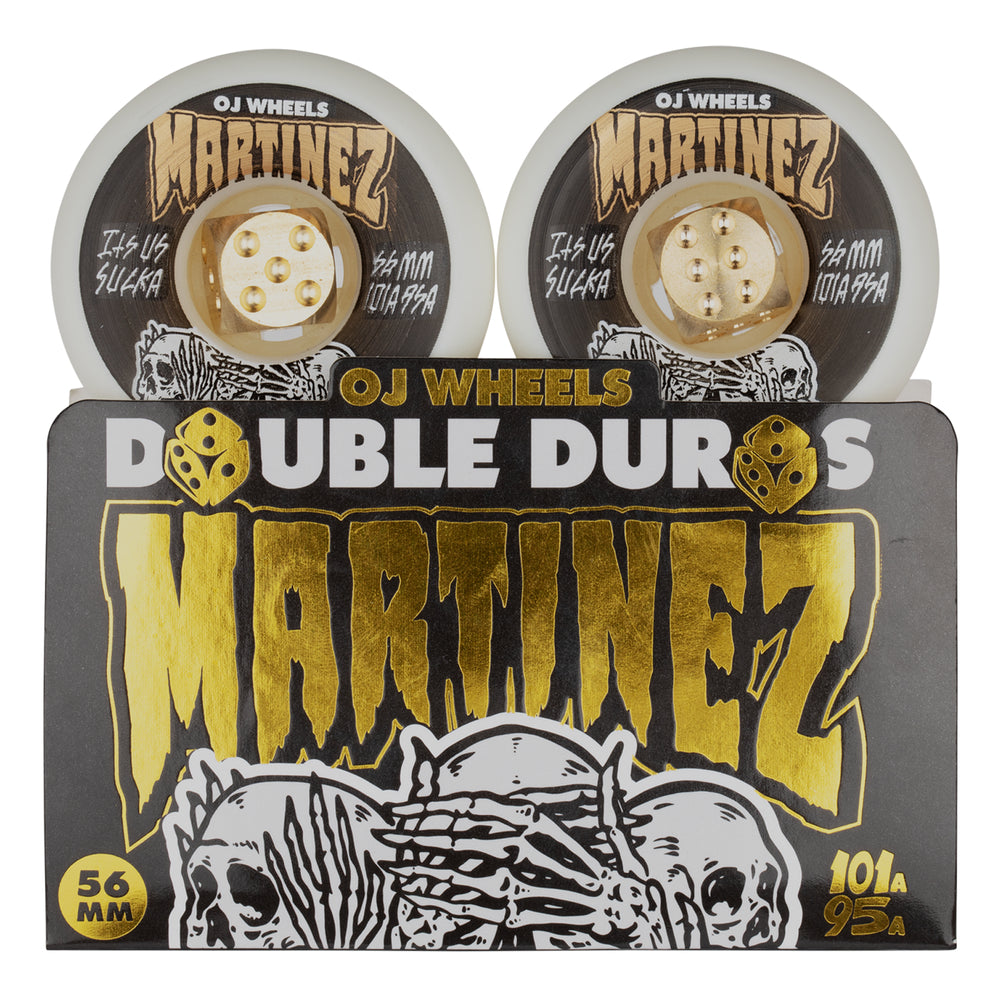 OJ Martinez Hear No Evil Double Duro Wheels 56mm - 101a / 95a