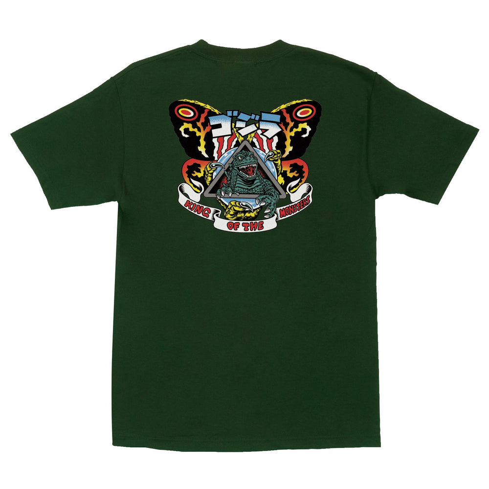 Santa Cruz Natas Mothra Tee - (Godzilla) Forest Green